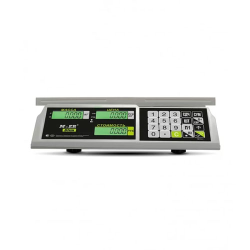 Торговые настольные весы M-ER 326 Slim